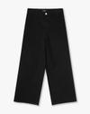 WIDE LEG PANTS, BLACK, 8-9Y