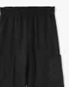 PAPER BAG PANT WI, BLACK CHARCOAL, 9-10Y