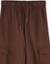 CARGO POCKET JOGGER, DK. BROWN, 9-10Y