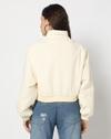 Women Regular Fit High-Neck Crop Jacket