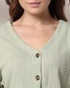 TEXTURED CARDIGAN, MINT GREEN, S