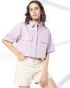Women Regular Fit Shirt with Flap Pockets