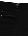 Women Flared Flat-Front Trousers