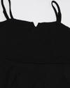 NOTCH NECK STRAPPY JUMPSUIT, BLACK, XL