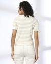 Ginger Body Stripe Top, OFF WHITE, XS