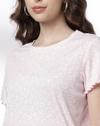 ALL OVER PRINT TOP LWT22, LT. PINK, XXL