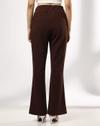 STRAIGHT FIT TROUSER, BROWN, XS