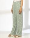 Rib Knit Pajama LWB33, LT. GREEN, L