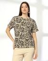 Textured Knit Top LWT41, BEIGE, XL
