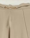 FRONT PINTUCK PANTS, STONE, XL