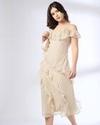 SQUARE NECK STRAPPY RUFFL, OFF WHITE, XS