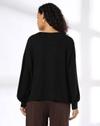 HELLO KITTY KNIT TOP, BLACK, XXL