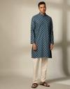 Traditional Floral Print Long Kurta