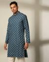 Traditional Floral Print Long Kurta