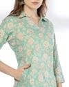 PRINTED KURTA WITH PALAZZO, MINT, S