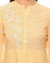 Striped Cotton Straight Kurta