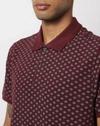 Regular Fit AOP Floral Print Polo T-Shirt