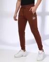 FASHION JOGER WITH ZIP, DK. BROWN, M