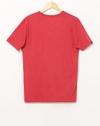 CORE SLUB V NECK, RED, XL