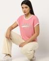 Typographic Print Crew-Neck T-Shirt