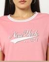 Typographic Print Crew-Neck T-Shirt
