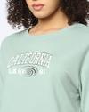Women Typographic Print Boxy Fit T-Shirt