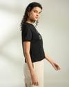 REGULAT FIT TEE, BLACK