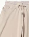 Solid wide leg trackpant, BEIGE, S