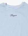 EXTENDED SLEEVE GRAPHIC TSH, LT. BLUE, L