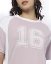 Graphic oversize panell, LT. PURPLE, XXL