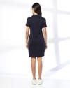 POLO BODYCON SHORT DRESS, NAVY, XXL