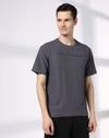 HIGHLY TEXTURED BOXY FSN BSC TE, GREY, L