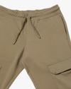 TILTED CARGO POCKET TRACKPANT, BEIGE, M