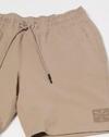 STRIPE PATTERN STRUCTURE SHORT, BEIGE, S