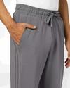 CNS STR SEER SUCKER TRACKP, DARK GREY, M