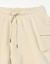 SOLID CARGO SHORTS, BEIGE, M