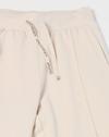 PRINTED TAPE PINTUCK JOGGER, BEIGE, XXL