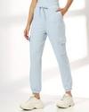 TEXTURED CARGO JOGGER, LT. BLUE, XXL