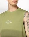 OMBRE SLEEVELESS CREW NECK T S, OLIVE, L
