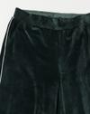 VELOUR STRAIGHT WITH PIPING, GREEN, S