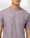 CROSSROADS PATTERN BOXY F, LAVENDER, XXL