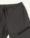 SLANT WATERPROOF ZIPPER DE, DARK GREY, M