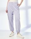 Cut and sew cargo jogger, LT. PURPLE, S