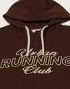 CHEST PRINT HOODED, Chocolate Brown, XL