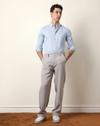 Men Cotton Solid Slim Fit Casua, BLUE, S