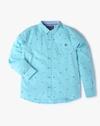 Printed Shirt with Patch Pocket
