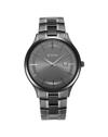 NQ90142QM02 Classique Slimline Watch with Anthracite Dial & Grey Stainless Steel Strap