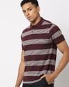 Regular Fit Striped Polo T-Shirt