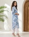 W KURTASW13486-126860, BLUE, 10