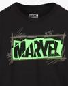MARVEL LOGO, JET BLACK
